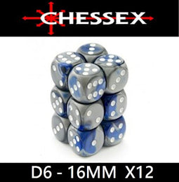 CHESSEX - D6 - 16MM  X12