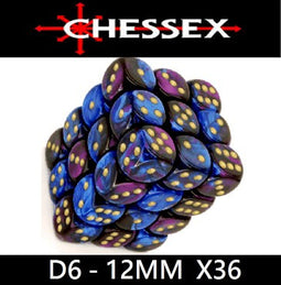 CHESSEX - D6 - 12MM X36