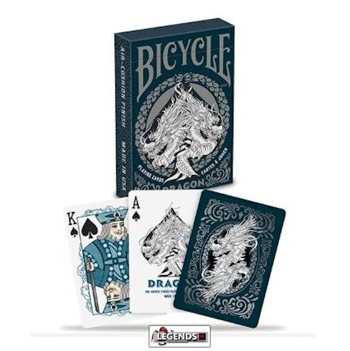 PLAYING CARDS - BICYCLE - BLUE DRAGON