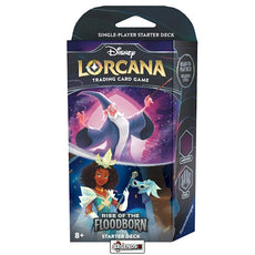 DISNEY LORCANA   -  RISE OF THE FLOODBORN   STARTER DECK   AMETHYST & STEEL