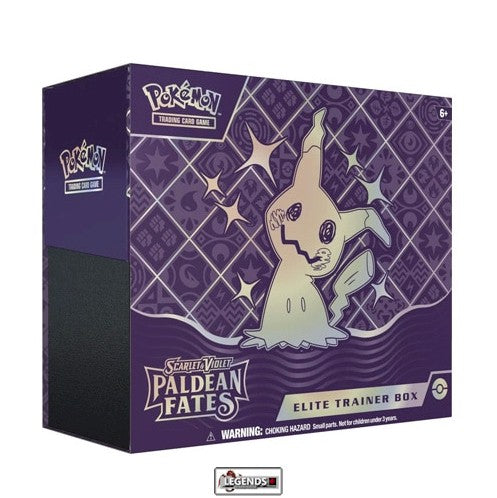 POKEMON - SCARLET AND VIOLET  -  PALDEAN FATES   ELITE TRAINER BOX