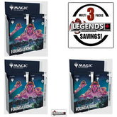 MTG - FOUNDATIONS    3X COLLECTOR BOOSTER BOX   VALUE BUNDLE  -  ENGLISH