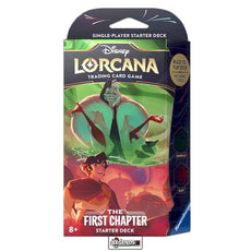 DISNEY LORCANA   -  FIRST CHAPTER   STARTER DECK   EMERALD & RUBY