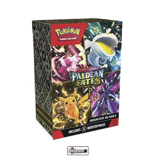 POKEMON  SCARLET AND VIOLET  PALDEAN FATES  BOOSTER BUNDLE
