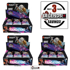 MTG - FOUNDATIONS    3X PLAY BOOSTER BOX   VALUE BUNDLE  -  ENGLISH