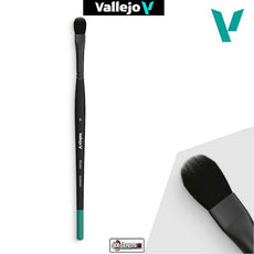VALLEJO - PAINT BRUSHES -  FLAT SHADER #8   SYNTHETIC FILBERT BRUSH          #BO6008
