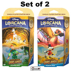 DISNEY LORCANA   -  INTO THE INKLANDS   STARTER  (SET OF 2)