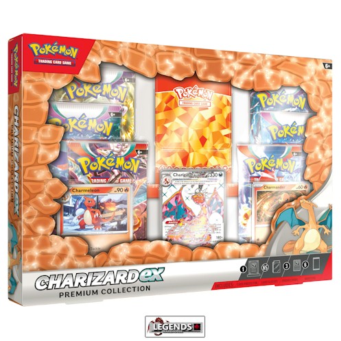 POKEMON  -  CHARIZARD EX PREMIUM COLLECTION BOX  (NEW)  (2023)