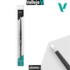 VALLEJO - PAINT BRUSHES - WEATHERING ROUND SYNTHETIC BRUSH   SMALL   #VALB08001