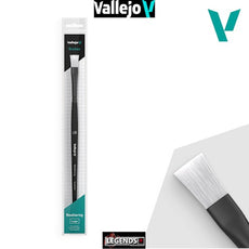 VALLEJO - PAINT BRUSHES - WEATHERING FLAT SYNTHETIC BRUSH LARGE   #VAL B09003
