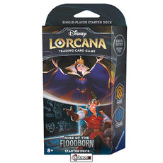 DISNEY LORCANA   -  RISE OF THE FLOODBORN   STARTER DECK   AMBER & SAPPHIRE