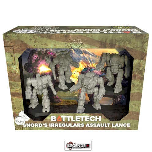 BATTLETECH - MINIATURES   - SNORDS IRREGULARS ASSAULT LANCE   (2023)