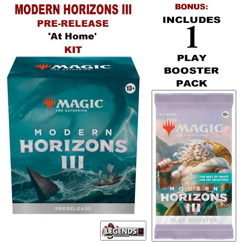 MTG - MODERN HORIZONS 3  -  PRE-RELEASE  ('At Home')  KIT  -   ENGLISH