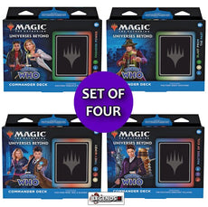 MTG - DOCTOR WHO   COMMANDER  - SET OF 4 DECKS - ENGLISH