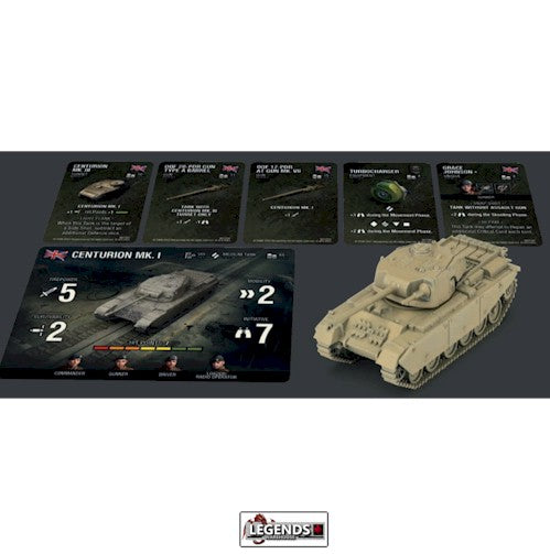 WORLD OF TANKS:  MINIATURES GAME  -   WV12 BRITISH (CENTURION MK. I)     (2023)