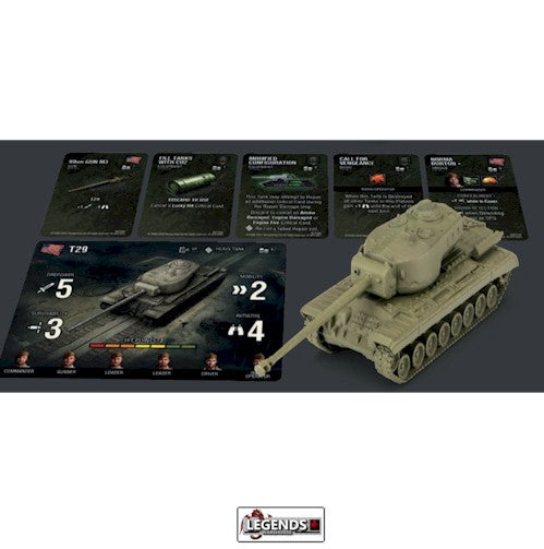 WORLD OF TANKS:  MINIATURES GAME  -   WV12 AMERICAN (T29)      (2023)