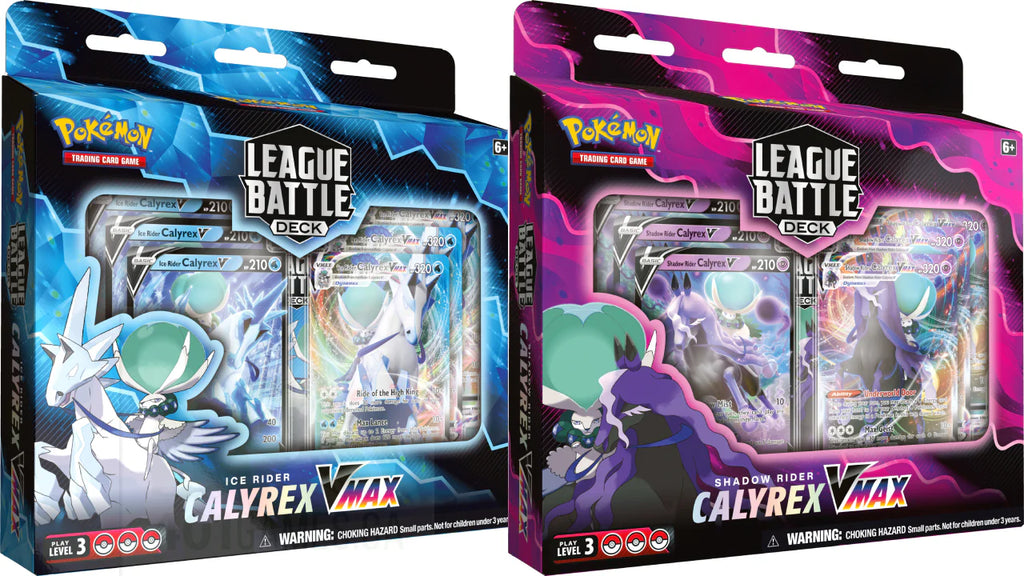 POKEMON -  SHADOW RIDER & ICE RIDER CALYREX VMAX LEAGUE BATTLE DECK  (SET OF 2)
