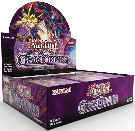 YUGIOH CHAOS ORIGINS BOOSTER DISPLAY – LEGENDS WAREHOUSE