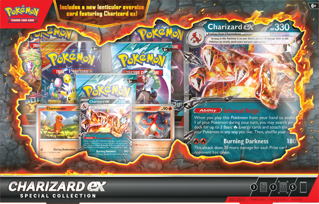 POKEMON - POKEMON CHARIZARD EX SPECIAL COLLECTION - DENTS & DINGS DISCOUNT