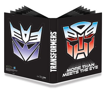 UP BINDER PRO 9PKT TRANSFORMERS SHIELDS (Autobot and Decepticon) UP: 85074