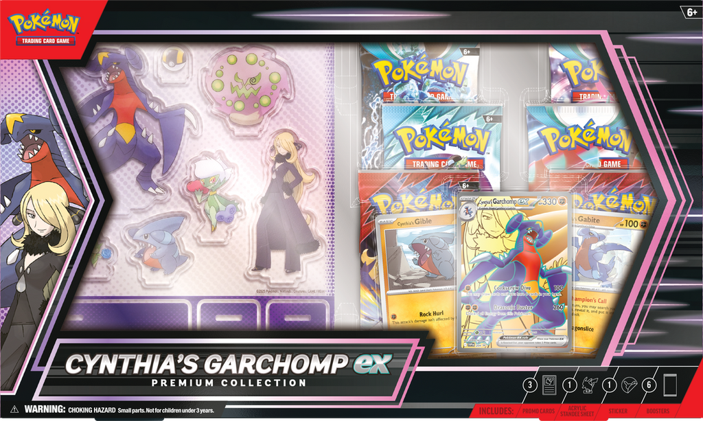 POKEMON - POKEMON CYNTHIA’S GARCHOMP EX PREMIUM COLLECTION- NEW RELEASE