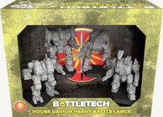 BATTLETECH:  DAVION HEAVY BATTLE LANCE FORCEPACK  CAT35782