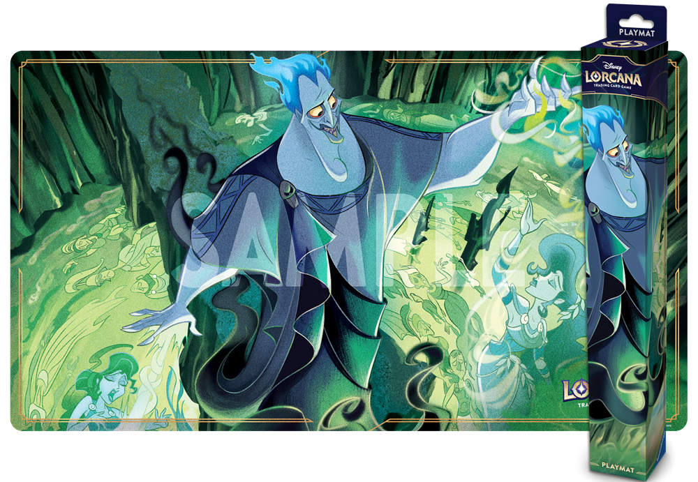 DISNEY LORCANA -  REIGN OF JAFAR - PLAYMAT SET 8 MAT-B - HADES  - NEW RELEASE