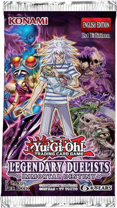 YU-GI-OH  - Legendary Duelists: IMMORTAL DESTINY BOOSTER PACK - 1ST EDITION (2019)
