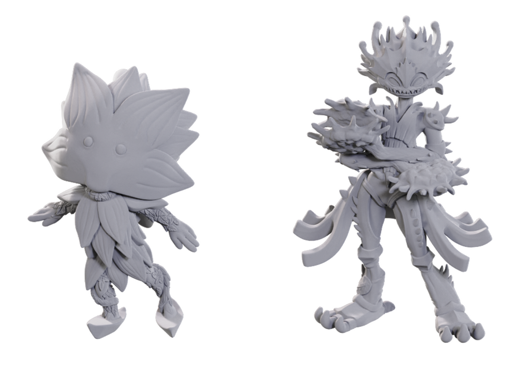 PATHFINDER - WIZKIDS PF UNPAINTED MINIS:  WV25 LOTUS LESHY AND FLYTRAP LESHY - WZK90764 - NEW RELEASE