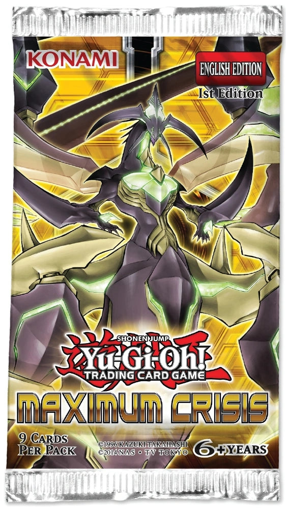 YU-GI-OH  - MAXIMUM CRISIS BOOSTER PACK- 1ST EDITION (2017)