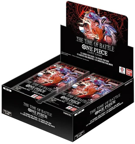 ONE PIECE CG OP-16 THE TIME OF BATTLE BOOSTER BOX DISPLAY
