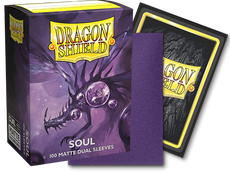 DRAGON SHIELD DECK SLEEVES  -  DUAL MATTE SOUL  - 100CT - AT-15062