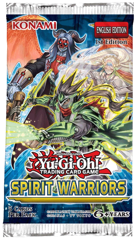 YU-GI-OH  - SPIRIT WARRIORS BOOSTER PACK- 1ST EDITION (2017)
