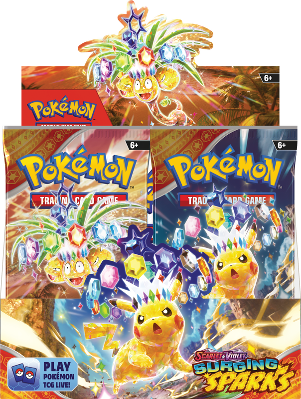 POKEMON - SCARLET AND VIOLET  -  SURGING SPARKS SV8 - BOOSTER BOX    (2024)
