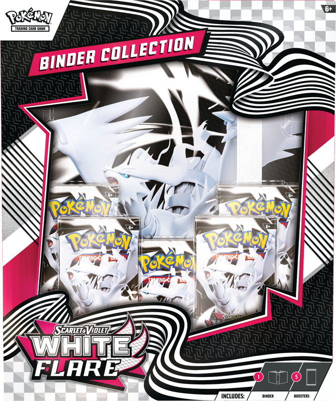 POKEMON - SCARLET AND VIOLET - SV10.5 WHITE FLARE BINDER COLLECTION - NEW RELEASE