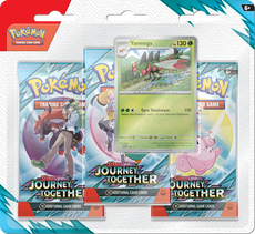 POKEMON - POKEMON SV9 JOURNEY TOGETHER 3PK BLISTER- YANMEGA  (2025) - NEW RELEASE