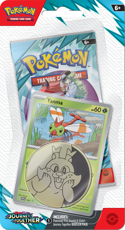POKEMON - POKEMON SV9 JOURNEY TOGETHER CHECKLANE BLISTER - YANMA  (2025) - NEW RELEASE