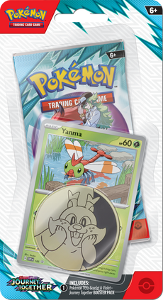 POKEMON - POKEMON SV9 JOURNEY TOGETHER CHECKLANE BLISTER - YANMA  (2025) - NEW RELEASE