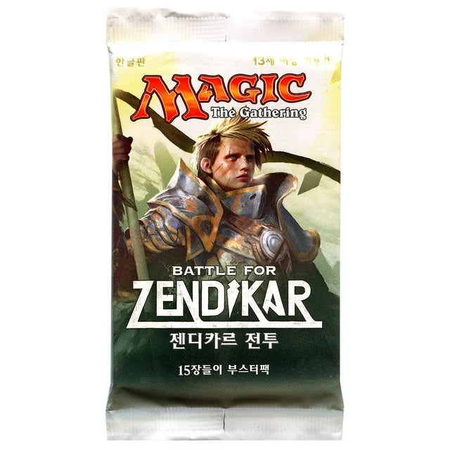 MTG - BATTLE FOR ZENDIKAR BOOSTER PACK - KOREAN