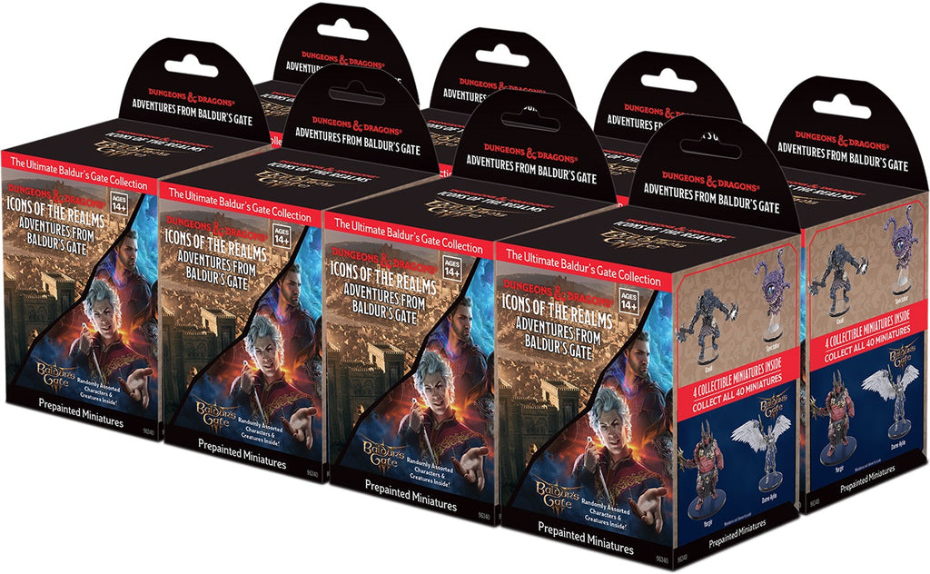 DUNGEONS & DRAGONS ICONS -  ADVENTURES FROM BALDUR'S GATE 8CT BOOSTER BRICK