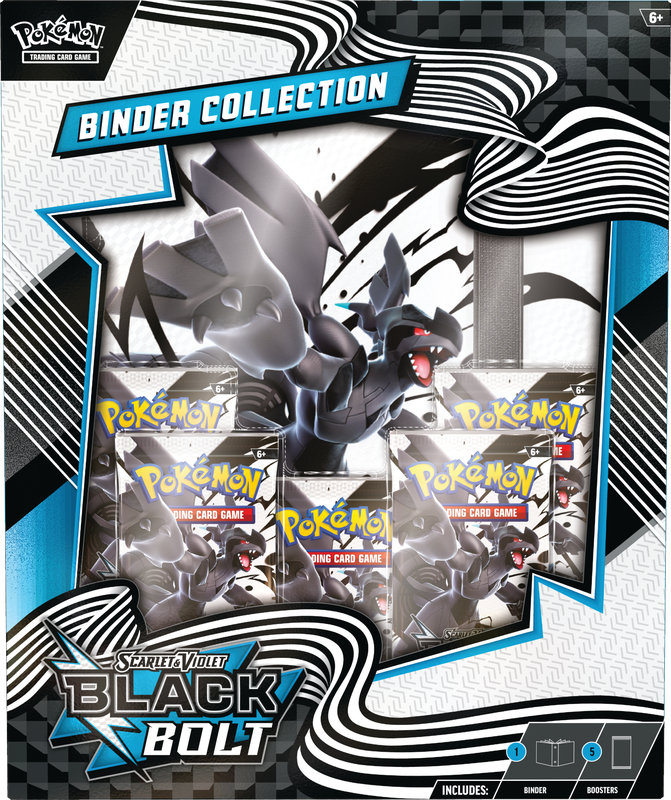 POKEMON - SCARLET AND VIOLET - SV10.5 BLACK BOLT BINDER COLLECTION - NEW RELEASE