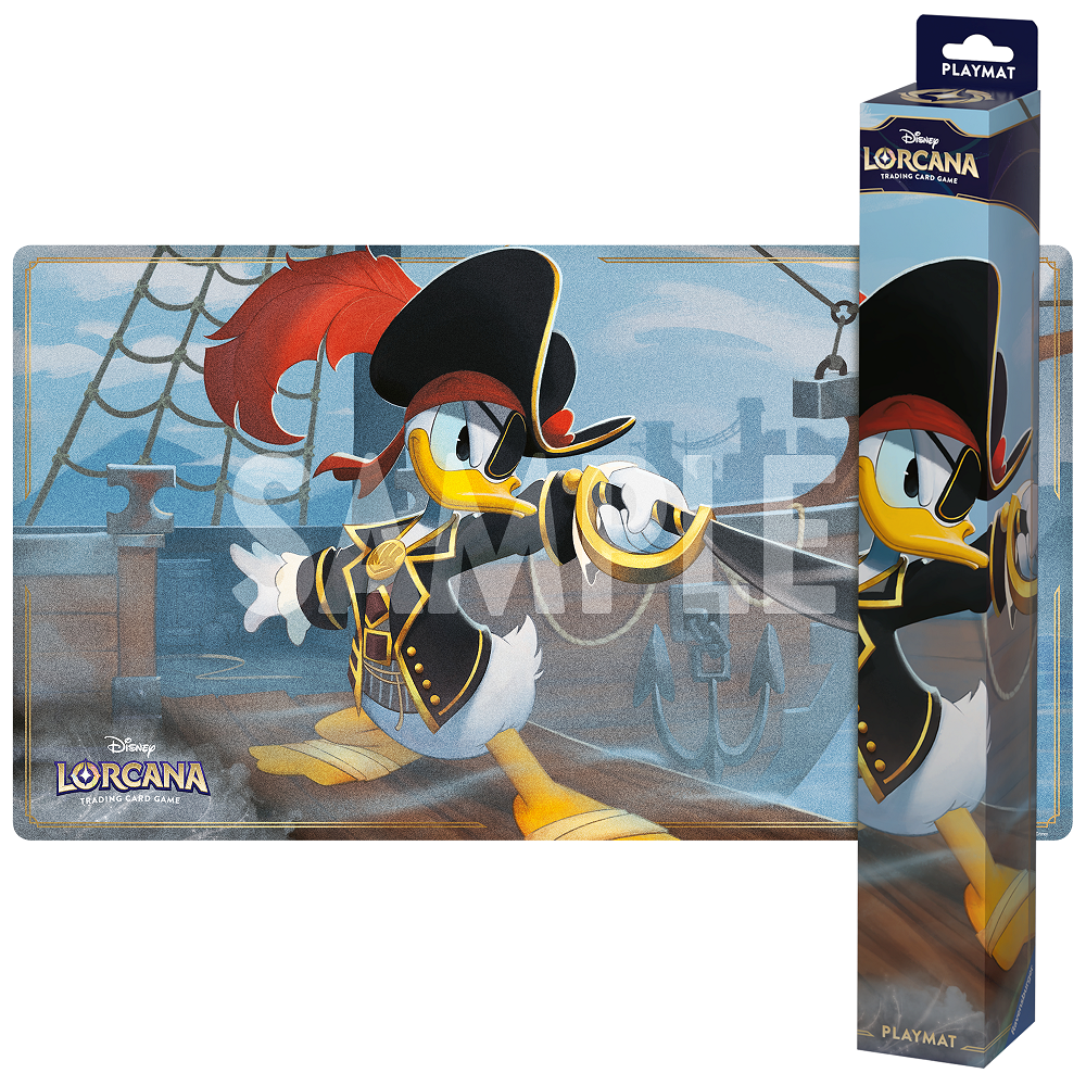 DISNEY LORCANA -  PLAYMAT SET 6 MAT-A - DONALD DUCK - BUCCANEER (Azurite Sea)
