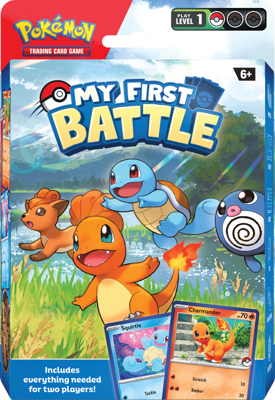 POKEMON - MY FIRST BATTLE CHARMANDER and SQUIRTLE DECK
