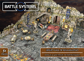 BATTLE SYSTEMS  WARGAMES TERRAIN : BATTLE SYSTEMS GREAT HALL OF KHAARASTAD  #BSTFDE002