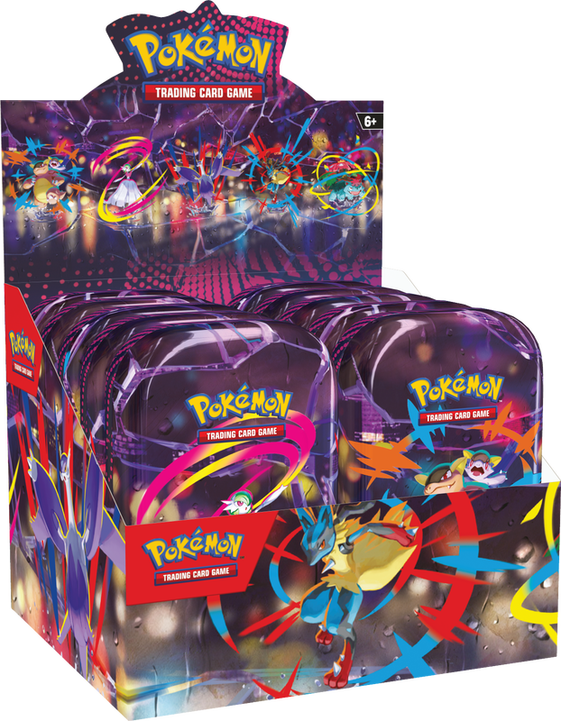 POKEMON MEGA HEROES MINI TIN 10CT DISPLAY