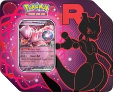 POKEMON TEAM ROCKET TIN SET MEWTWO