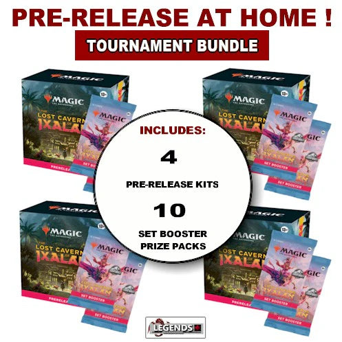 MTG - MURDERS AT KARLOV MANOR - PRERELEASE KIT SET OF 4 AT HOME TOURNAMENT -PLUS 4 BONUS BOOSTER PACKS