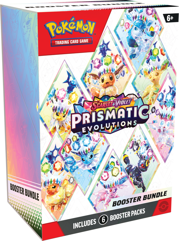 POKEMON - SCARLET AND VIOLET -  SV8.5    PRISMATIC EVOLUTIONS  BOOSTER BUNDLE