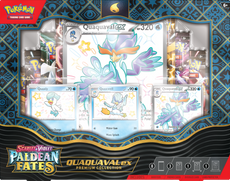 POKEMON - PALDEAN FATES - QUAQUAVAL EX PREMIUM COLLECTION BOX
