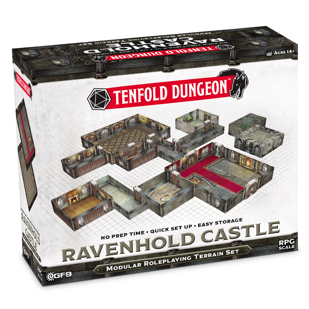 TENFOLD DUNGEON TERRAIN SET:  RAVENHOLD CASTLE
